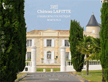 Tablet Screenshot of chateau-lafitte.fr